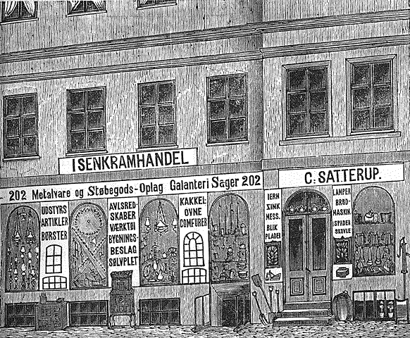 Satterups forretning 1883